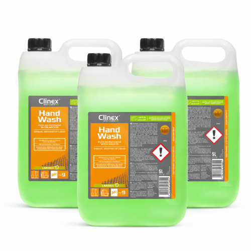 Clinex HandWash 5L x3 – zestaw płynów do mycia naczyń | wydajny płyn gastronomiczny