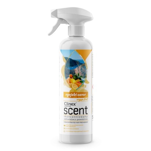 CLINEX SCENT EGEJSKI OWOC 0,5L -Wysoce skoncentrowany odświeżacz powietrza